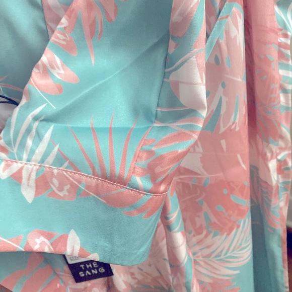 Pink/Mint Tropical Club Pant Set - Picture 5 of 7